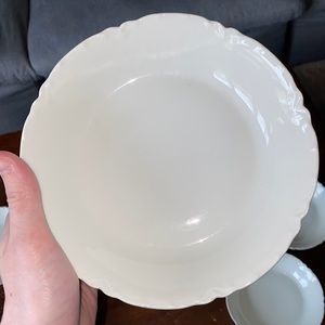 COPY - 5 haviland  france dinner bowls